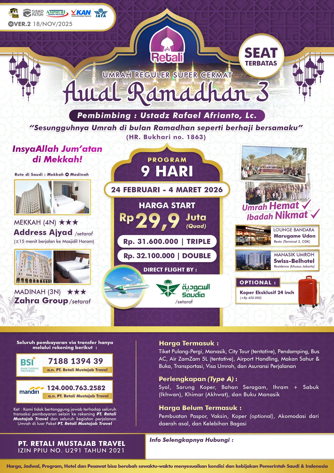 Super Cermat Awal Ramadhan [24 Feb - 4 Mar 2026]